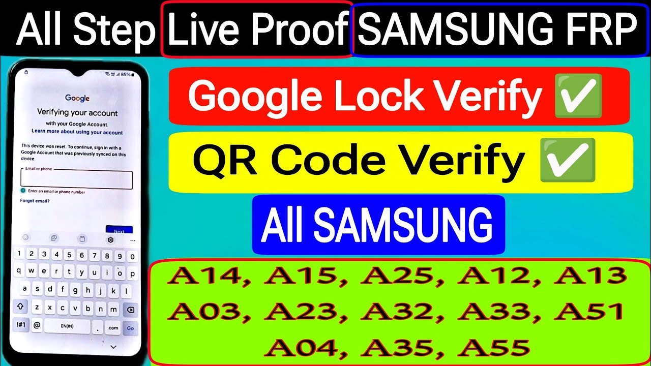 How to Bypass Samsung FRP Lock in 2024/2025: Google Verification Made Easy How to Bypass Samsung FRP Lock in 2024/2025: Google Verification Made Easy
