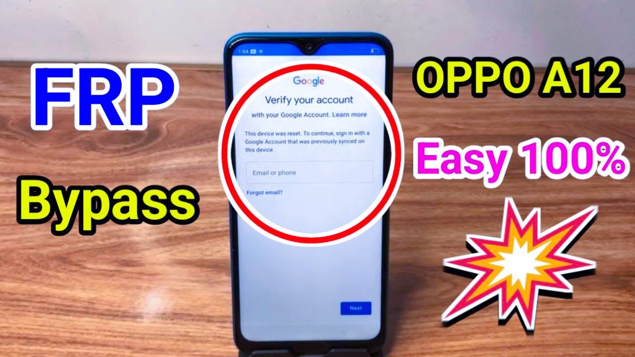 OPPO A12 FRP Bypass Google Acount OPPO A12 FRP Bypass Google Acount