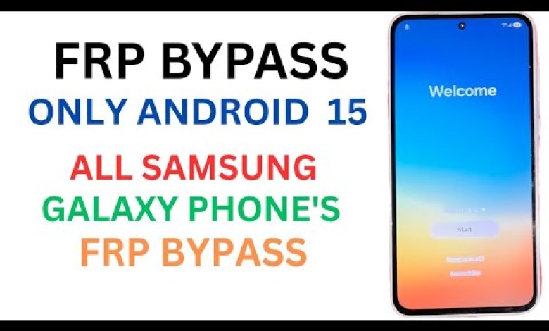 Unlocking the Secrets: Bypass Samsung FRP on Android 15 Without Internet! Unlocking the Secrets: Bypass Samsung FRP on Android 15 Without Internet!