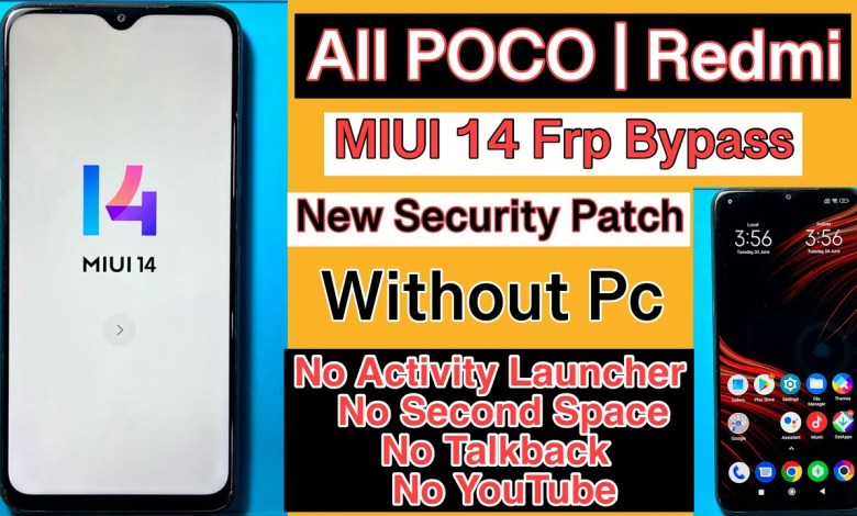 All Xiaomi POCO Redmi Frp Bypass MIUI 14 | Without Pc | All Xiaomi POCO Redmi Frp Bypass MIUI 14 | Without Pc |