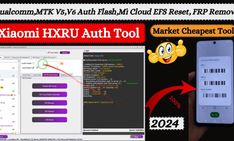 XIAOMI HXRU AUTH TOOL | Qualcomm,MTK V5,V6 Flashing,EFS XIAOMI HXRU AUTH TOOL | Qualcomm,MTK V5,V6 Flashing,EFS