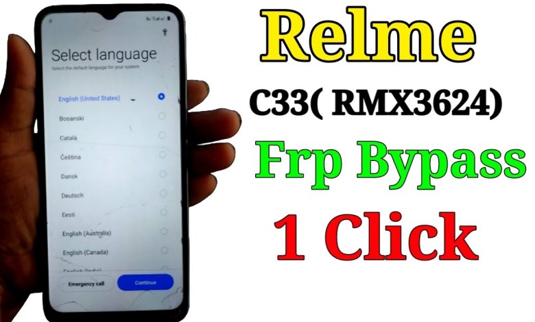 Relme C33 (Rmx3624) Frp Bypass Android 12 1Click Relme C33 (Rmx3624) Frp Bypass Android 12 1Click