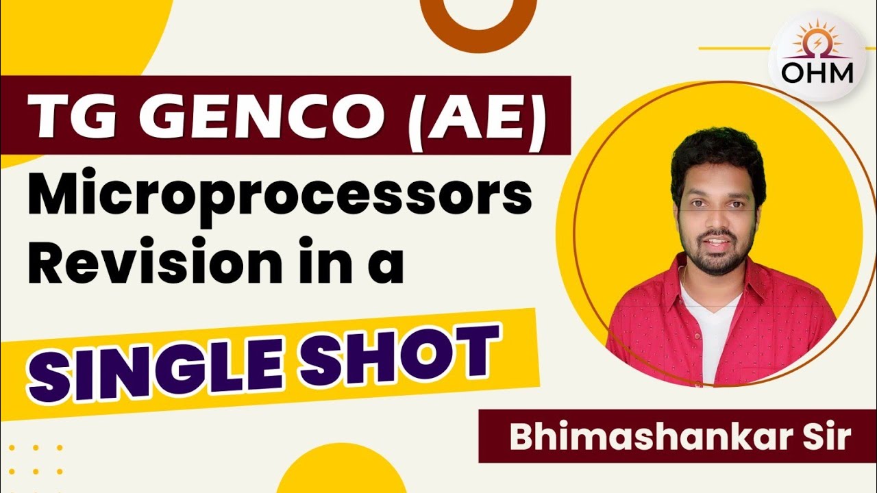 Microprocessor 8085 Complete Revision in One Shot | OHM Microprocessor 8085 Complete Revision in One Shot | OHM