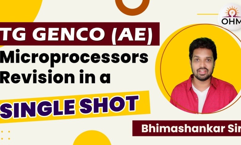 Microprocessor 8085 Complete Revision in One Shot | OHM Microprocessor 8085 Complete Revision in One Shot | OHM