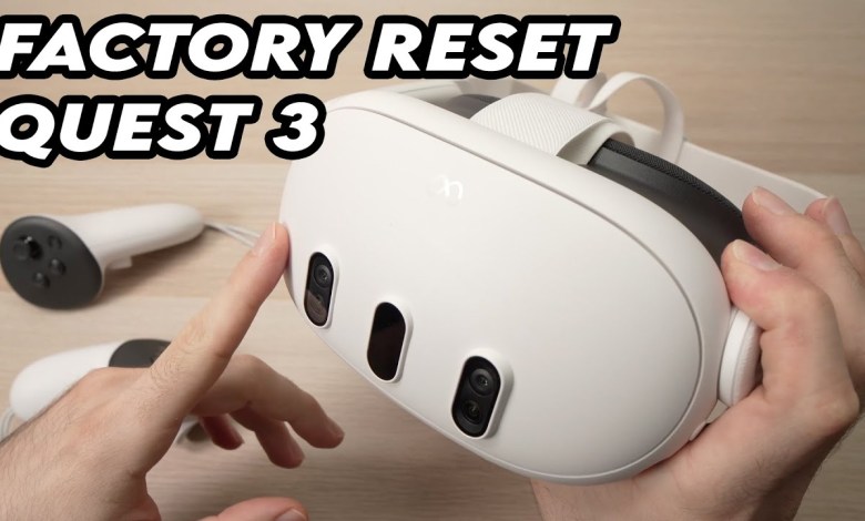 Meta Quest 3: How to Factory Reset Without and With a Meta Quest 3: How to Factory Reset Without and With a