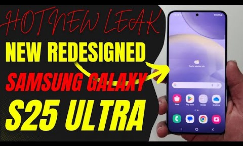Samsung Galaxy S25 Ultra Scheduled for Major Design Samsung Galaxy S25 Ultra Scheduled for Major Design