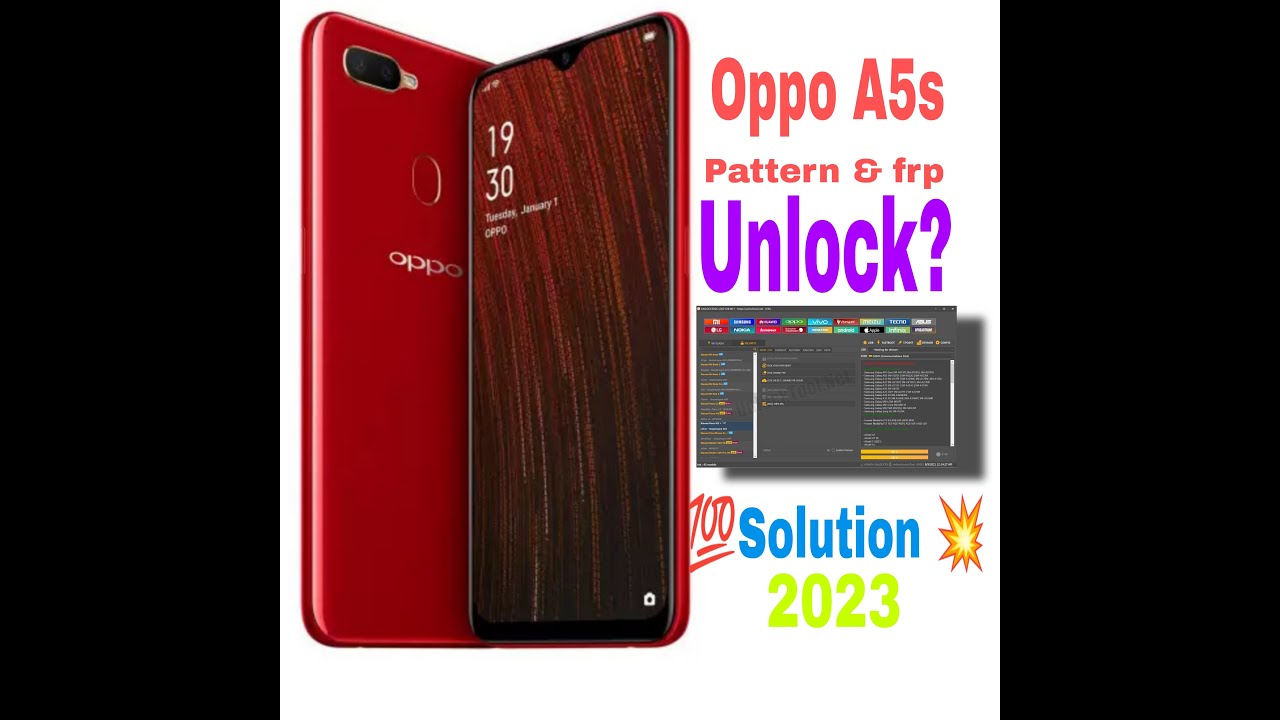 Oppo A5s pattern And frp by unlock tool 2023 Oppo A5s pattern And frp by unlock tool 2023