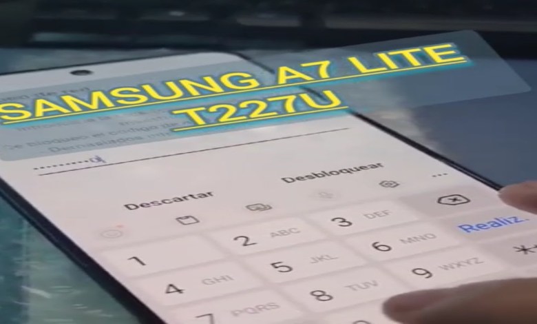 How to unlock a Samsung Galaxy A7 Lite tablet from the How to unlock a Samsung Galaxy A7 Lite tablet from the