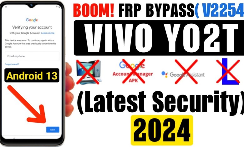 Vivo Y02t Frp Bypass Android 13 New Security | Without Vivo Y02t Frp Bypass Android 13 New Security | Without