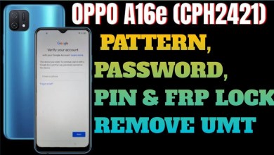 Oppo A16e CPH2421 Pattern, Password, Pin & FRP Lock Oppo A16e CPH2421 Pattern, Password, Pin & FRP Lock