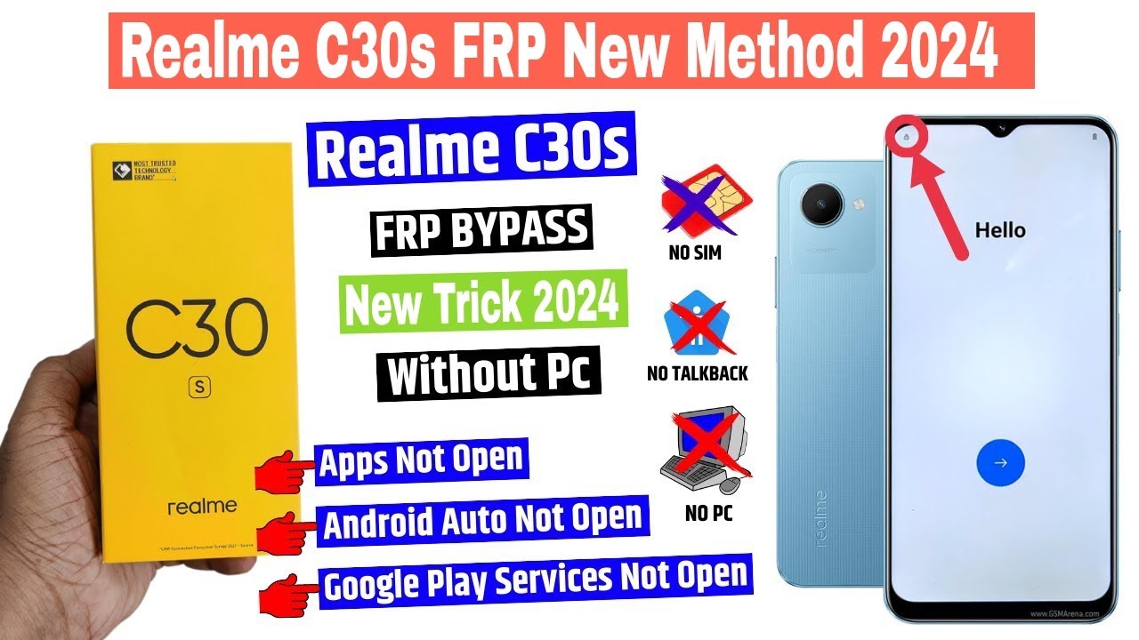 Unlock Google on REALME C30s Without Using a Computer Unlock Google on REALME C30s Without Using a Computer