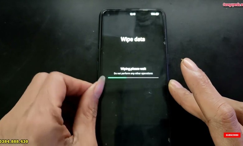 Instructions to remove OPPO Reno5 password Instructions to remove OPPO Reno5 password
