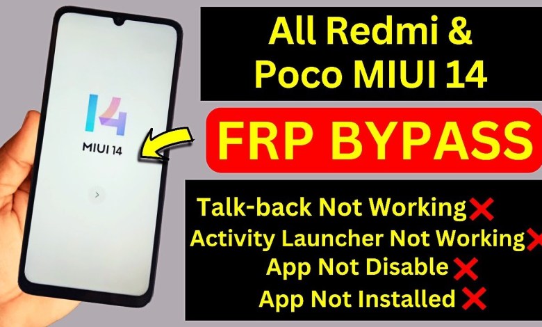 All Redmi/Mi/Poco MIUI 14 FRP Bypass Find Apps | All All Redmi/Mi/Poco MIUI 14 FRP Bypass Find Apps | All