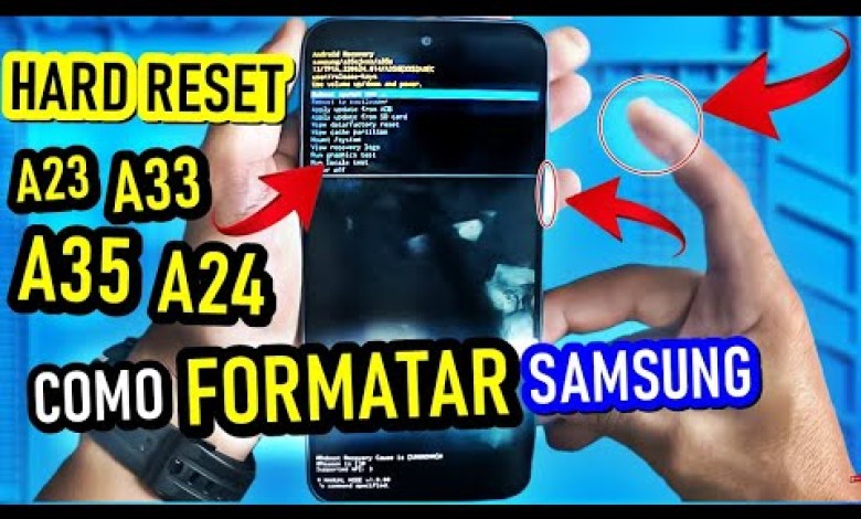 COMO FORMATAR (HARD RESET) Samsung A35, A34, A24, A25 | COMO FORMATAR (HARD RESET) Samsung A35, A34, A24, A25 |