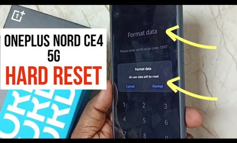 How to Hard Reset OnePlus Nord CE4 5G How to Hard Reset OnePlus Nord CE4 5G
