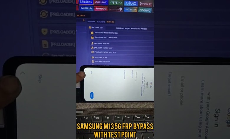 samsung M13-5G FRP BYPASS WITH TEST POINT/UNLOCKTOOL samsung M13-5G FRP BYPASS WITH TEST POINT/UNLOCKTOOL