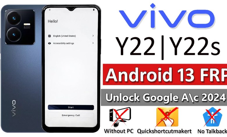 VIVO Y22, Y22s FRP Bypass Android 13 Without PC | VIVO VIVO Y22, Y22s FRP Bypass Android 13 Without PC | VIVO