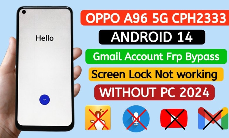 Oppo A96 Gmail Account Frp Bypass Android 13-14 WITHOUT Oppo A96 Gmail Account Frp Bypass Android 13-14 WITHOUT