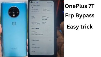 OnePlus 7T hard reset Frp Bypass OnePlus 7T hard reset Frp Bypass