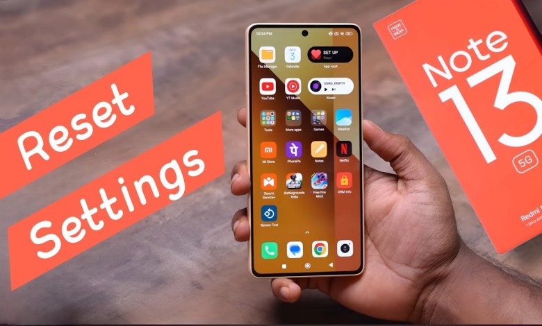 How to Redmi Note 13 Settings Reset | Redmi Note 13 5g How to Redmi Note 13 Settings Reset | Redmi Note 13 5g