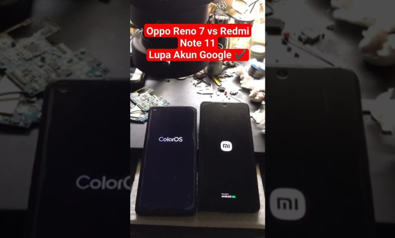 Oppo Reno 7 vs Redmi note 11 pro Frp bypass #servicehp Oppo Reno 7 vs Redmi note 11 pro Frp bypass #servicehp