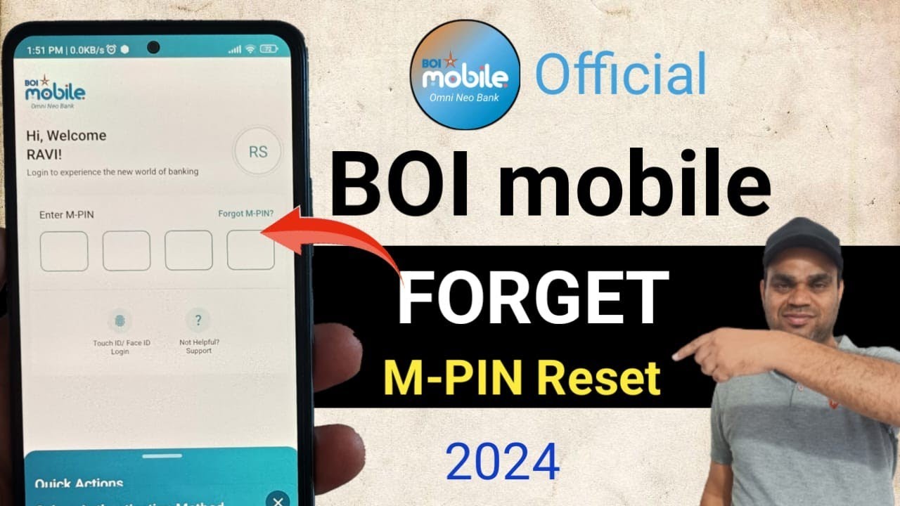 How to reset M-PIN BOI mobile banking 2024 | forgot How to reset M-PIN BOI mobile banking 2024 | forgot