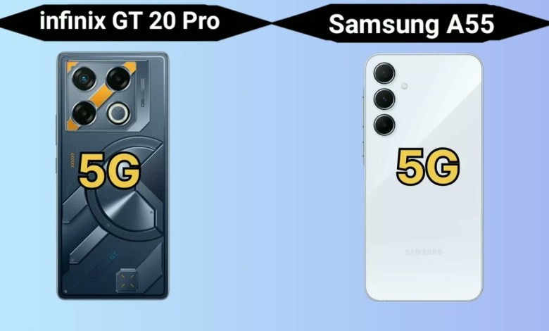 infinix GT 20 Pro Vs Samsung A55 Smartphone Under 30K infinix GT 20 Pro Vs Samsung A55 Smartphone Under 30K