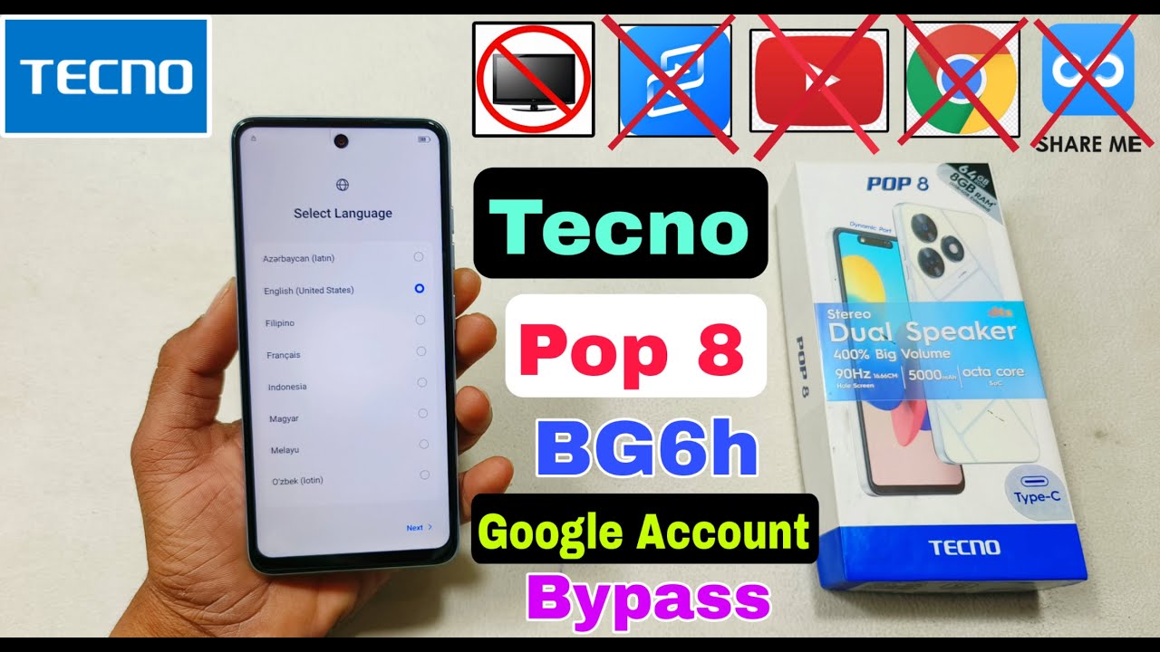Tecno Pop 8 FRP/Google Account Bypass Without Pc | Tecno Pop 8 FRP/Google Account Bypass Without Pc |