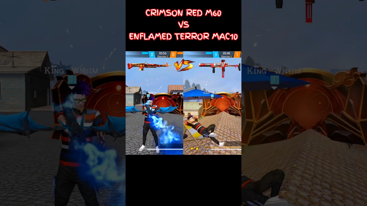 CRIMSON RED M60 VS ENFLAMED TERROR MAC10para CRIMSON RED M60 VS ENFLAMED TERROR MAC10para