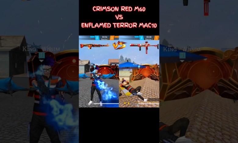 CRIMSON RED M60 VS ENFLAMED TERROR MAC10para CRIMSON RED M60 VS ENFLAMED TERROR MAC10para