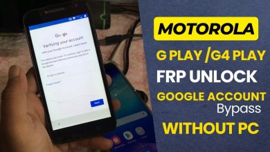 Motorola Moto G Play/G4 Play FRP Unlock or Google Motorola Moto G Play/G4 Play FRP Unlock or Google