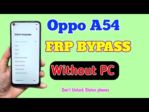 Oppo A54 Frp Bypass | Oppo A54 Frp Unlock | Oppo Oppo A54 Frp Bypass | Oppo A54 Frp Unlock | Oppo