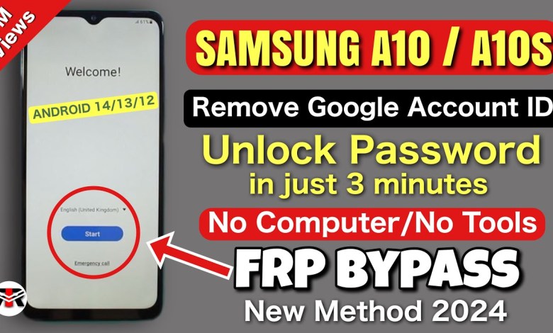 Unlock Samsung A10/A10S FRP on Android 11: Step-by-Step Guide Unlock Samsung A10/A10S FRP on Android 11: Step-by-Step Guide