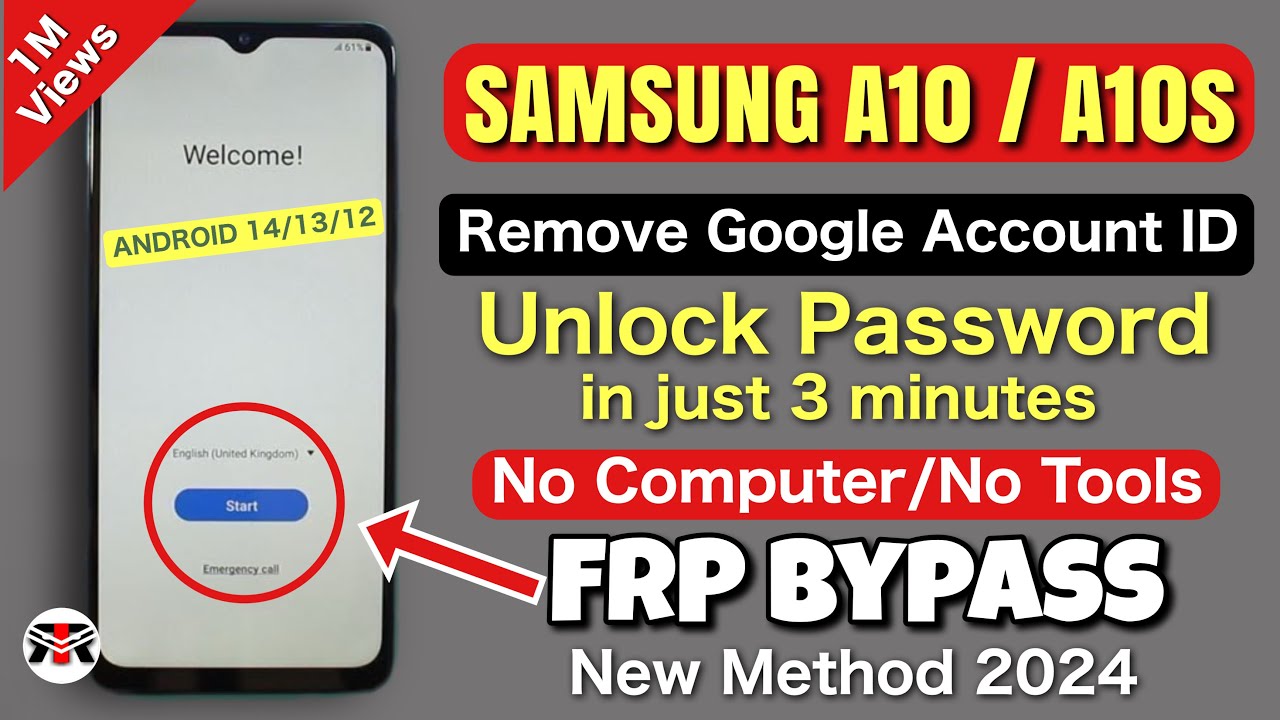 Unlock Samsung A10/A10S FRP on Android 11: Step-by-Step Guide Unlock Samsung A10/A10S FRP on Android 11: Step-by-Step Guide