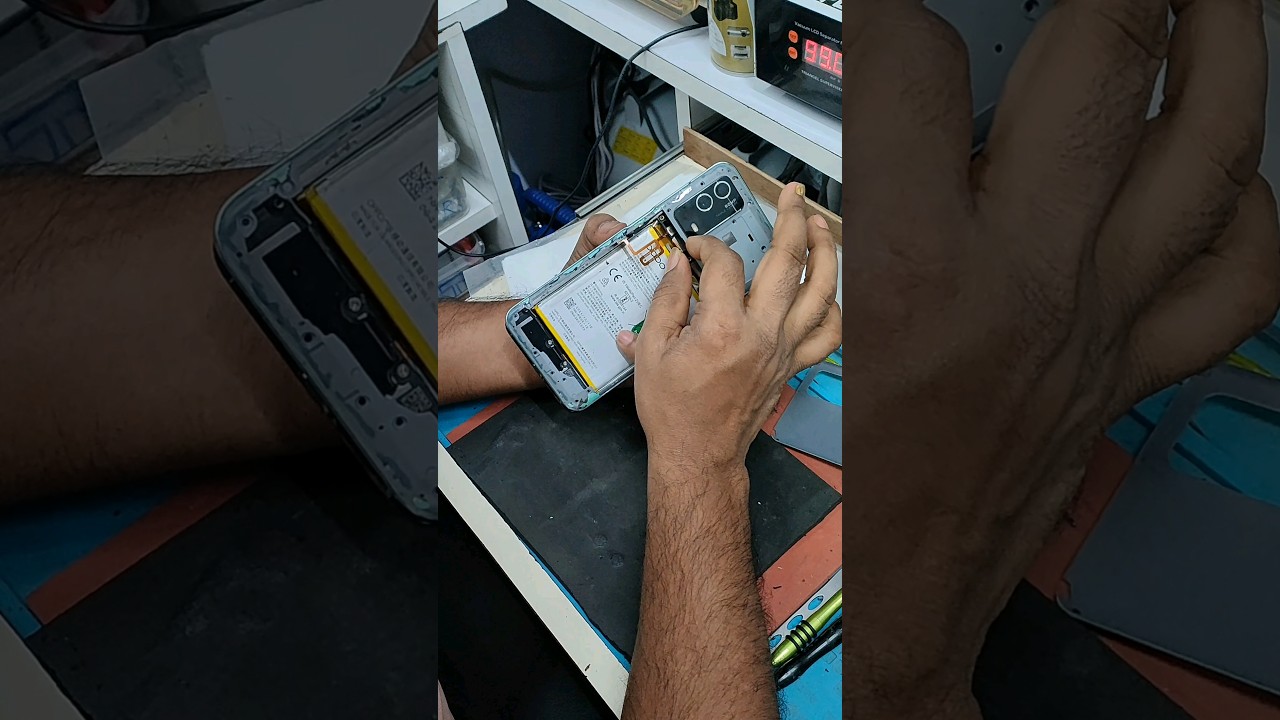 Oppo a55 back panel opening #shorts #repring Oppo a55 back panel opening #shorts #repring