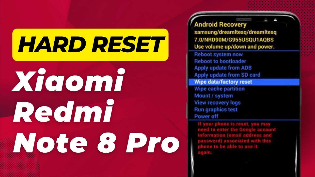 Xiaomi Redmi Note 8 Pro Hard Reset Pattern Unlock – Xiaomi Redmi Note 8 Pro Hard Reset Pattern Unlock –