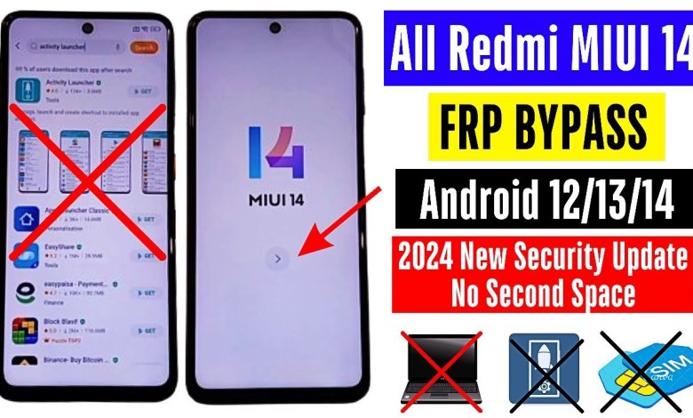 All Redmi/Xiaomi Miui 14 Frp Bypass Android 12/13/14 | All Redmi/Xiaomi Miui 14 Frp Bypass Android 12/13/14 |