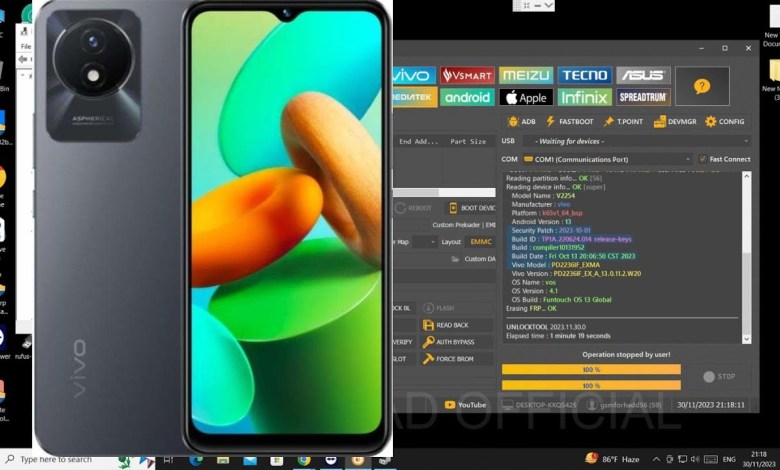 Vivo Y02T V2254 Frp Remove Unlock Tool Vivo Y02T V2254 Frp Remove Unlock Tool
