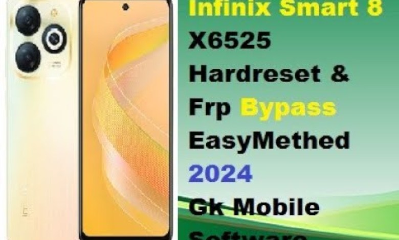 Infinix Smart 8 X6525 Hardreset & Frp Bypass Easy Infinix Smart 8 X6525 Hardreset & Frp Bypass Easy