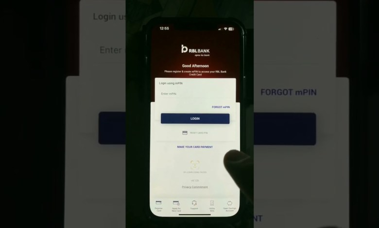 RBL Credit Card Application ka password kaise reset RBL Credit Card Application ka password kaise reset