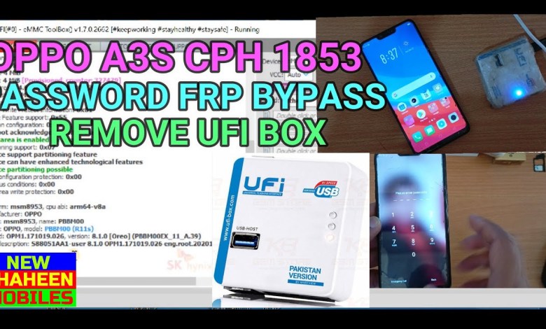 OPPO A3S CPH 1853 PASSWORD FRP BYPASS REMOVE UFI BOX OPPO A3S CPH 1853 PASSWORD FRP BYPASS REMOVE UFI BOX