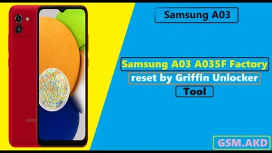 Samsung A03 A035F Factory reset by Griffin Unlocker Samsung A03 A035F Factory reset by Griffin Unlocker