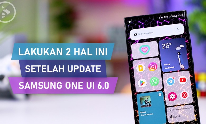 Do this after updating One UI 6.0 on your cellphone Do this after updating One UI 6.0 on your cellphone