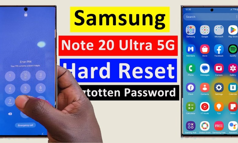 Samsung Note 20 Ultra 5G Remove Password Samsung Note 20 Ultra 5G Remove Password