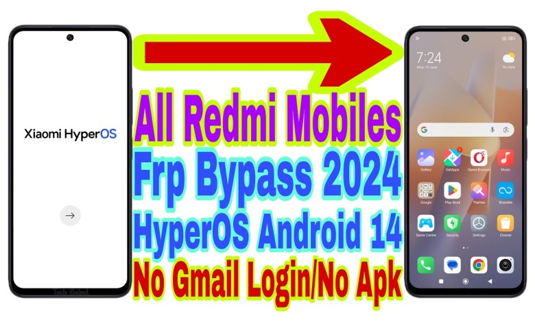 All Redmi HyperOS Android 14 Frp Bypass | New Trick All Redmi HyperOS Android 14 Frp Bypass | New Trick