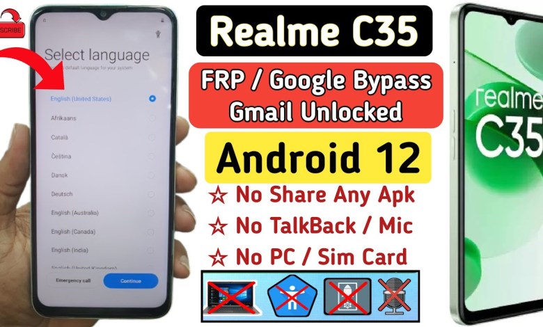 Unlock the Mystery: Realme C35 FRP Bypass Guide Unlock the Mystery: Realme C35 FRP Bypass Guide