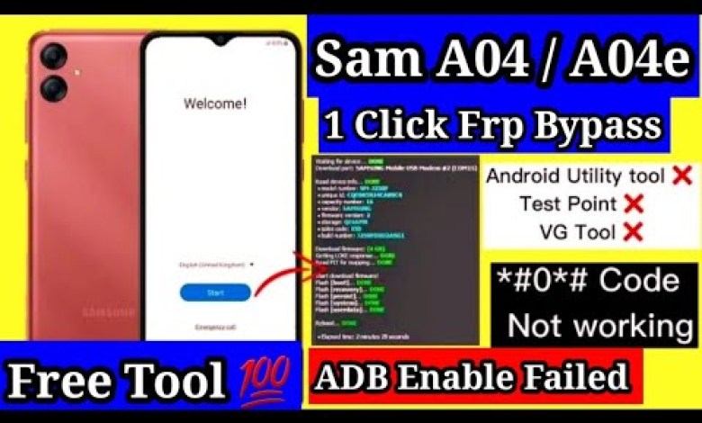 how to frp Bypass Samsung A04e/A04 Free tool | how to how to frp Bypass Samsung A04e/A04 Free tool | how to