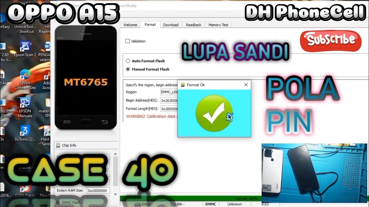 FORGOT OPPO A15 HP SCREEN PATTERN/PIN/PASSWORD AND FRP BYPASS FORGOT OPPO A15 HP SCREEN PATTERN/PIN/PASSWORD AND FRP BYPASS