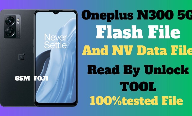 OnePlus Nord N300 5G | CPH2389 | Flash File And NV Data OnePlus Nord N300 5G | CPH2389 | Flash File And NV Data