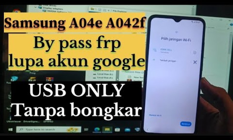 By pass frp samsung A04e (A042f) lupa akun google usb By pass frp samsung A04e (A042f) lupa akun google usb